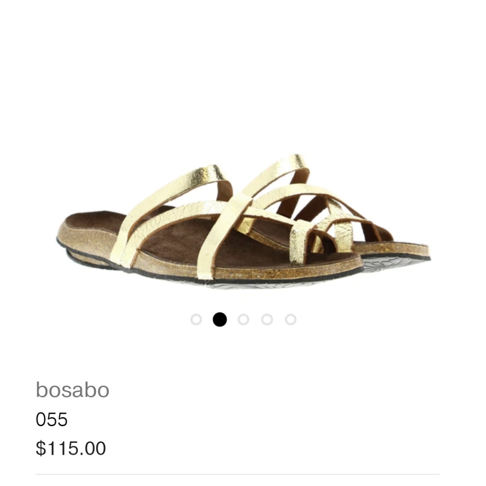 Bosabo Sandals Antique Gold